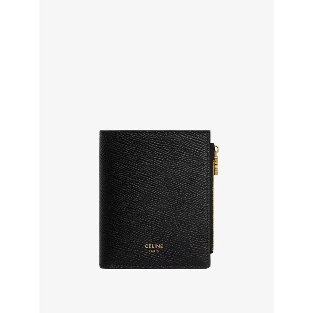 Celine Women Compact Wallet With Triomphe Charm